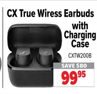 2001 Audio Video Cx true wiress earbuds with charging case offer