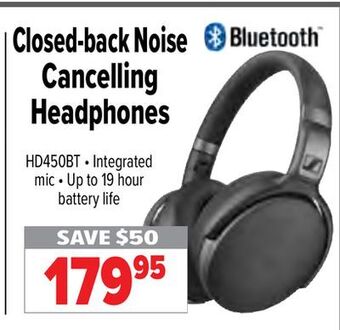 2001 Audio Video Closed-back noise cancelling headphones offer