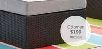 The Brick Minnesota patio ottoman - grey offer