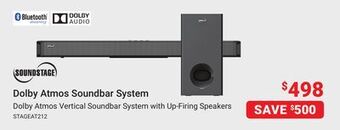 Visions Electronics Soundstage dolby atmos vertical soundbar system offer