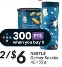 Safeway NESTLÉ Gerber Snacks 42-155 g offer