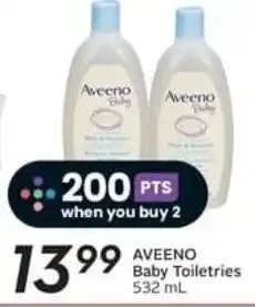Safeway AVEENO Baby Toiletries 532 mL offer