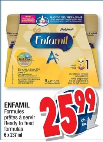 Jean Coutu ENFAMIL Formules prêtes à servir Ready to feed formulas 6 x 237 mL offer