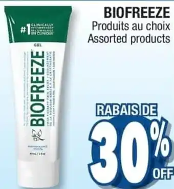 Jean Coutu BIOFREEZE Assorted products offer