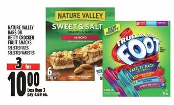 Metro NATURE VALLEY BARS offer