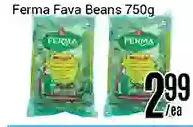 Nations Fresh Foods Ferma fava beans offer