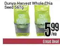 Nations Fresh Foods Dunya harvest whole chia seed offer