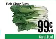 Nations Fresh Foods Bok choy sum offer