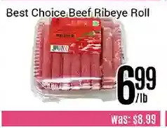Nations Fresh Foods Best choice beef ribeye roll offer