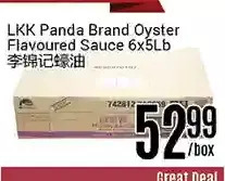 Nations Fresh Foods Lkk panda brand oyster flavoured sauce offer