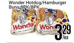 Nations Fresh Foods Wonder hotdog/ hamburger buns offer