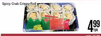 Nations Fresh Foods Spicy crab crispy roll offer