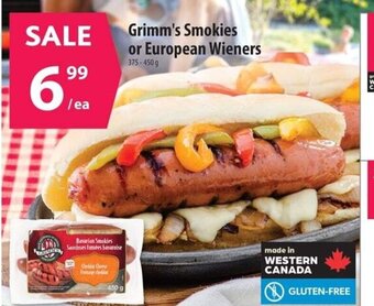 Co-op Grimm's Smokies or European Wieners offer