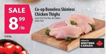 Co-op Boneless Skinless Chicken Thighs offer