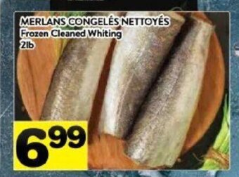 Supermarché PA Frozen Cleaned Whiting 2lb offer