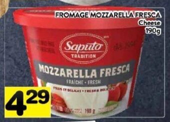 Supermarché PA Saputo Tradition cheese 190g offer