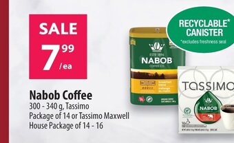 Co-op Nabob coffee 300-340g offer