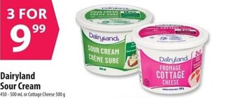 Co-op Dairyland Sour Cream 450-500 mL or Cottage Cheese 500 g offer