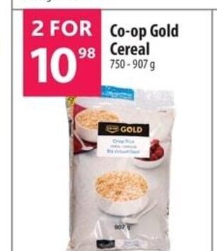 Co-op Gold Cereal 750-907 g offer