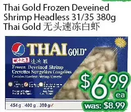 Ample Food Market Thai gold frozen deveined shrimp headless offer