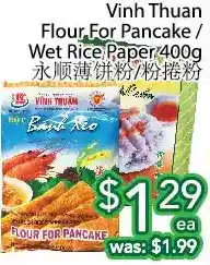 Ample Food Market Vinh thuan flour for pancake | wet rice paper offer