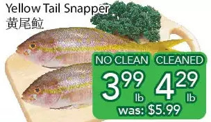Ample Food Market Yellow tail snapper offer