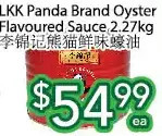 Ample Food Market Lkk panda brand oyster flavoured sauce offer