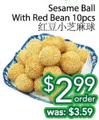 Ample Food Market Sesame ball with red bean offer