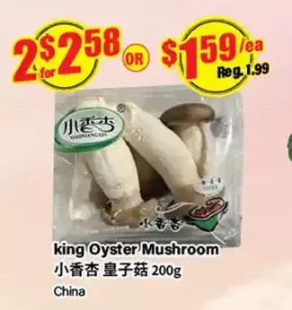 Btrust Supermarket King oyster mushroom offer