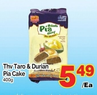 T&T Supermarket Thv Taro & Durian Pia Cake 400g offer