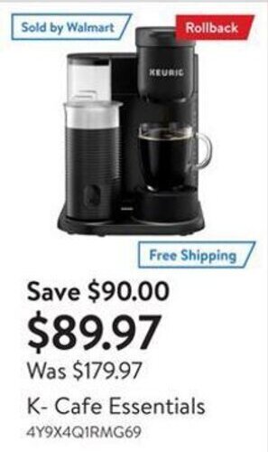Walmart K-Cafe Essentials offer