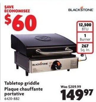 Home Hardware Tabletop griddle offer