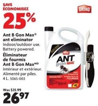 Home Hardware Ant B Gon Max® ant eliminator 4 L. offer