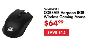 Canada Computers KMCO100051 CORSAIR Harpoon RGB Wireless Gaming Mouse offer