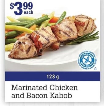 M & M Food Market Marinated Chicken and Bacon Kabob offer