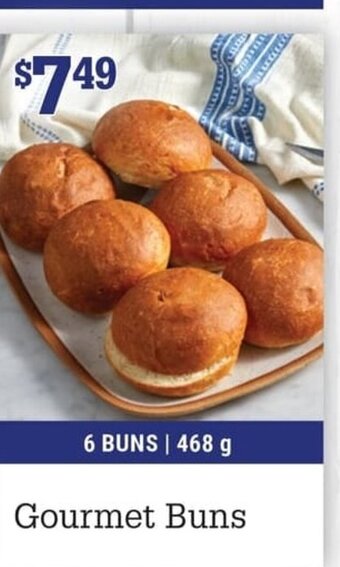 M & M Food Market Gourmet Buns 6 BUNS | 468 g offer