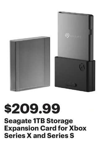 Best Buy Seagate 1TB Storage Expansion Card for Xbox Series X and Series S offer