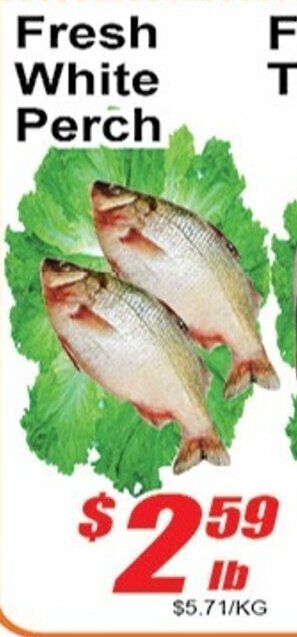 Jian Hing Supermarket Fresh White Perch offer