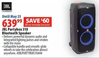 London Drugs JBL Partybox 310 Bluetooth Speaker #JBLPARTYBOX310AM offer