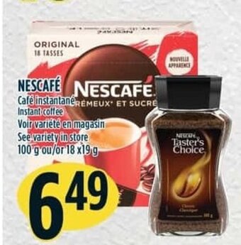 Marché Adonis NESCAFE Instant coffee offer