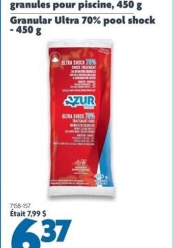 Home Hardware Granular Ultra 70% pool shock -450 g offer