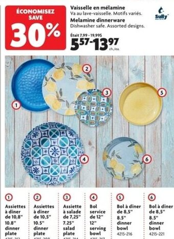 Home Hardware Melamine dinnerware offer