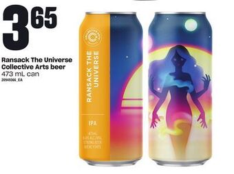 Loblaws Ransack the universe collective arts beer 473 ml can offer