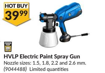 Princess Auto Hvlp electric paint spray gun offer