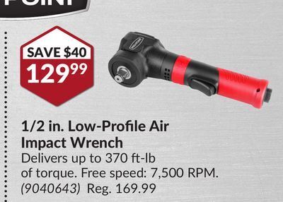 Princess Auto 1/2 in. low-profile air impact wrench offer