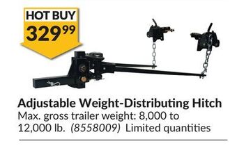 Princess Auto Adjustable weight-distributing hitch offer