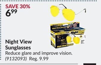 Princess Auto Night view sunglasses offer