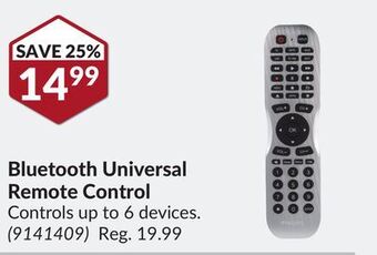 Princess Auto Bluetooth universal remote control offer