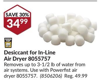 Princess Auto Desiccant for in-line air dryer offer