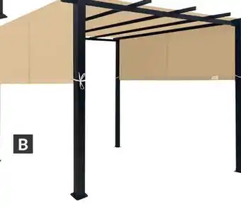 Princess Auto 10 x 10 ft steel pergola offer